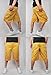 YX Men's Cotton Loose Fit Multi Pocket Cargo Shorts