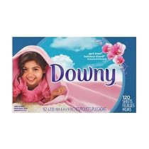 Downy Fabric Softener Sheets, April Fresh Scent, 120-Count Boxes (Pack of 3)