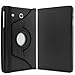 Infiland Samsung Galaxy Tab E 8.0 Case, 360 Degrees Rotating Stand Case Cover for Samsung Galaxy Tab E SM-T377 4G LTE 8-Inch Tablet Only, Black