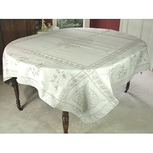 Madrague Olives French Provence Tablecloth 68 inch square