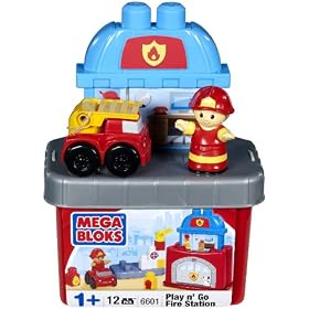 Mega Bloks Play N Go Fire Station