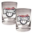 Washington Nationals MLB 2pc Rocks Glass Set - Primary Logo by Great American Products