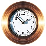Conant Custom Brass Model C-8 Vermont Copper Wall Clock (8-Inch Diameter)
