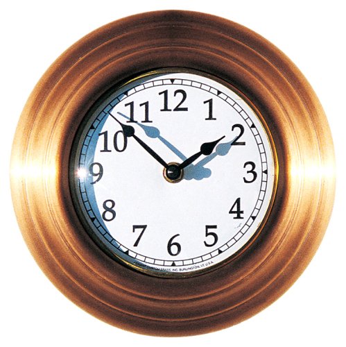 Conant Custom Brass Model C-8 Vermont Copper Wall Clock (8-Inch Diameter)