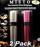 Misto The Gourment Olive Oil Sprayer 2-Pack Silver & Purple
