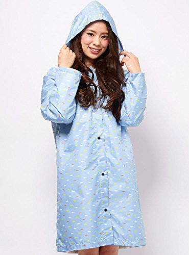 (ディーループ)D-LOOP 防水撥水加工 フード付き プルオーバー ロング レインポンチョ 収納袋付き 119997