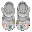 Pediped Giselle Silver Mary Jane
