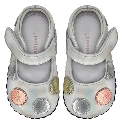 Pediped Giselle Silver Mary Jane