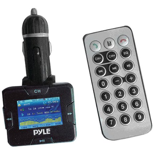PYLE PLMP3C31B Plug In Car Wireless USB/SD/MMC/MP3/MP4/Ipod FM Modulator And Transmitter w/USB Charging Port w/Bluetooth Hands Free Kit For All Bluetooth Phones