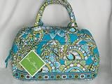 Vera Bradley Lola Bag / Purse Handbag in Peacock