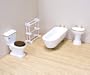 Melissa & Doug Deluxe Doll - House Bathroom Furniture