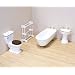 Melissa & Doug Deluxe Doll - House Bathroom Furniture