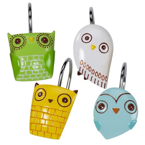 Give a Hoot Whimsical Curtain Hooks