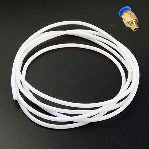 CycleMore-2-Meters-PTFE-Teflon-Bowden-Tube-175mm-Filament-And-PC4M6-pushin-fitting-For-3D-Printer-RepRap-Rosto