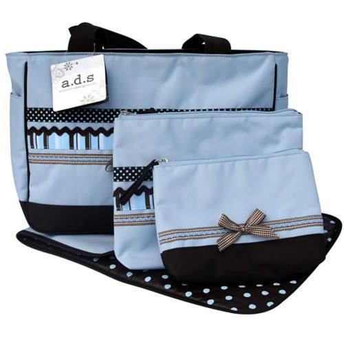 AD Sutton & Sons Blue Ribbon Trim Diaper Bag 51Epc8jgaBL. SL500 AD Sutton & Sons Blue Ribbon Trim Diaper Bag