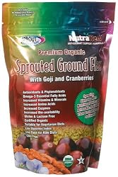 Sprout Revolution Nutrared Sprouted Flax Seed Powder with Goji And Cranberries, 16-Ounce Pouch (Pack of 2)