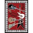 Zone Red Novelty Rug Size: 3'7 x 5'2