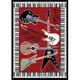 Zone Red Novelty Rug Size: 37" x 52"