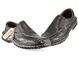 Super Comfortable Casual Slip on Loafer Shoe for Men By Lobo Solo. Available Sizes From 7 to 11.5. Color: Flother Black