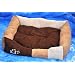 Luxus Hundebett / Hundekissen - Gr.XL - 92 x 70 cm - Wildlederoptik - 3 Farben - 30214
