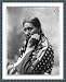 Historic Print L Philomen Turning Hawk half-length portrait seated facing left left hand under chin