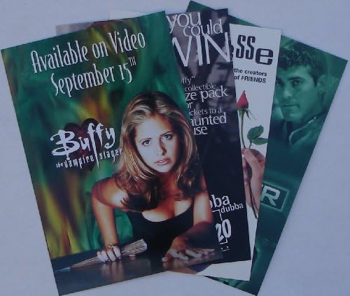Buffy, Jesse, & ER Set Of (4) Collector`s Cards