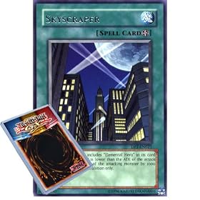 Yu Gi Oh : DP1-EN021 Unlimited Edition Skyscraper Rare Card - ( Jaden Yuki YuGiOh Single Card )