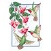 Dimensions Needlecrafts Counted Cross Stitch, Hummingbirds Fuchsia