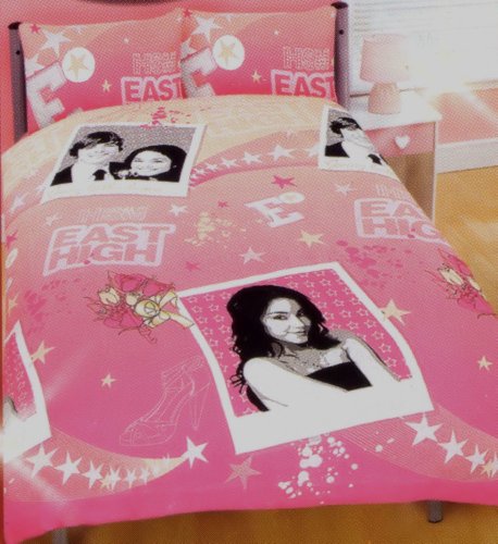 High School Musical Prom Pink Double Duvet Quilt Cover