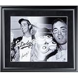 Sandy Koufax/Nolan Ryan Autographed Dodgers/Angels No Hit Baseballs 16x20 Photo - Framed (UDA)