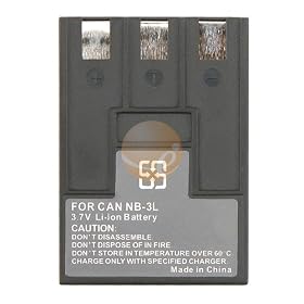 NB-3L BATTERY PACK FOR CANON Digital IXUS 750 Iis i II