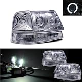 4300k Slim Xenon HID Kit + 98-00 Ford Ranger Halo Projector Head Lights + Corner... by Eautolight