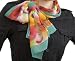 Silk Chiffon Scarf Wrap -- Spring Is Here! -- 100% Silk Women's Fashion Scarves Image #5