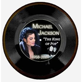 Michael Jackson Record Themed Memorial Plaque -Limited Edition