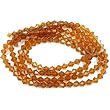 Topaz Faceted Bicone FP Chinese Crystal Beads 6mm 4 St
