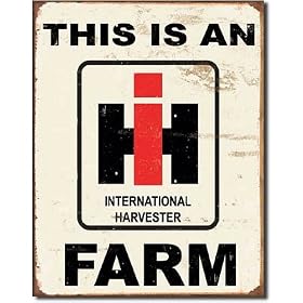 Desperate Enterprises This is an IH Farm Collectible Metal Sign