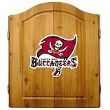 Tampa Bay Buccaneers Dartboard Cabinet