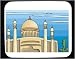 Mouse Pad with architectural, Middle East, construction, minarets, structure, Arabia, Muslim, Islam, mosque, monument, building
