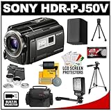 Sony Handycam HDR-PJ50V 220GB 1080p HD Video Camera Camcorder with Projecto ....