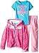 PUMA Toddler Girls' 3-Piece Hoodie, Tee, Pant Set