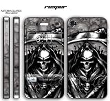 New Apple iPhone 4 Designer Skin with ANTENNA GUARDS- Reaper