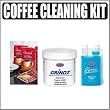 Urnex Cleancaf Coffee Maker Cleaner + Grindz Coffee Grinder Cleaner + Urnex Rinza Milk Frother Cleaner Bundle