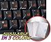 ALBANIAN KEYBOARD STICKERS WITH ORANGE LETTERING ON TRANSPARENT BACKGROUND
