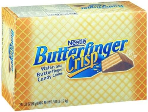 Nestle Butterfinger Wafers and Butterfinger candy crème - 24/1.76 oz