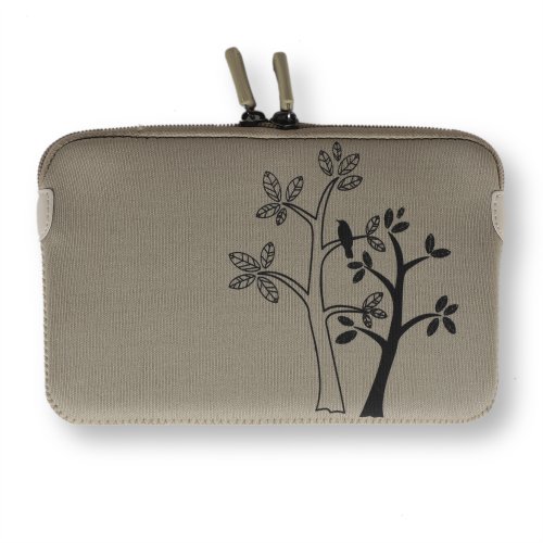 Christmas CaseCrown Fashion Neoprene Sleeve Case (Vintage Sketch Trees) to Protect Coby Kyros MID7015 7-Inch Android Internet Touchscreen Tablet Deals