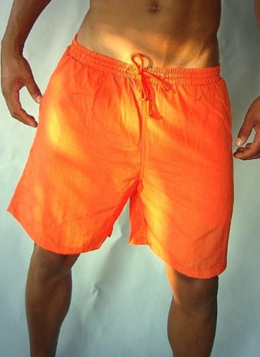 Surfershort Seven Miles - Beachshort - Orange Sun Badeshort zum surfen, schwimmen und baden.