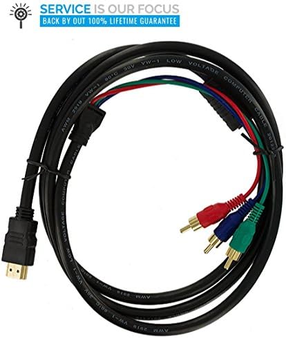 TechSpec(TM) 1080P 5FT 1.5m HDMI-Male to 3 RCA Video Audio AV Cable Adapter For HDTV DVD