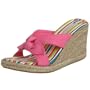 Cudas Women's Sandy Wedge Sandal,Pink,10 M