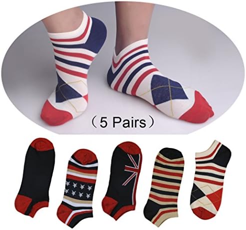 HCSocks Men Crazy Socks Best Cotton Crazy Socks For Men (5 Pair)