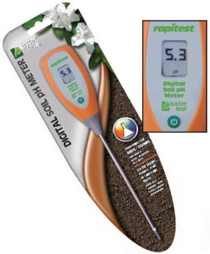 Luster Leaf 1845 Rapitest Digital Soil Plant Garden Ph Sensor Meter Tester